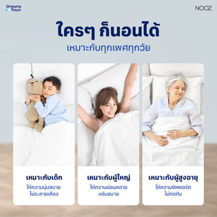 ที่นอนเมมโมรี่โฟม 5 ฟุต NOOZ EVENING LITE EVO หนา 4 นิ้ว_6